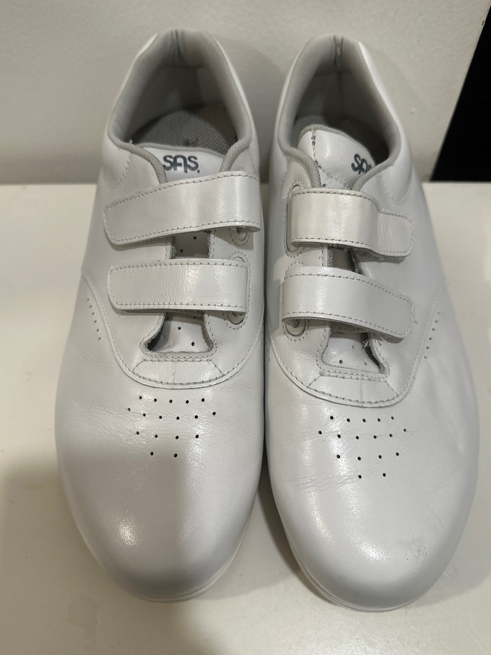 SAS Me Too Hook And Loop Women's Walking Comfort Shoes Size 9 M White
